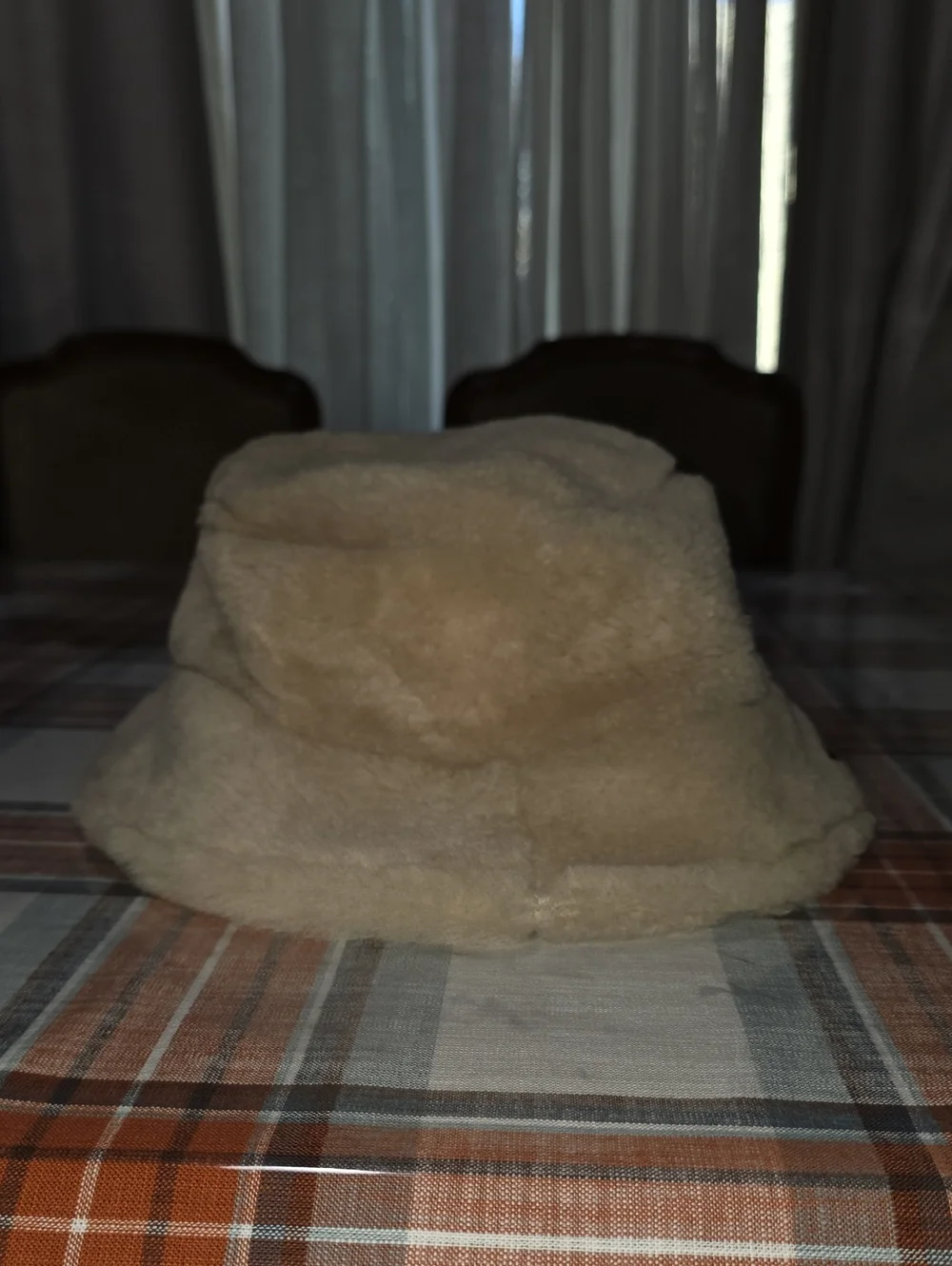 Dauphinette Shearling Face Sun Hat